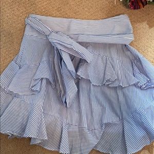 Skirt with ruffles